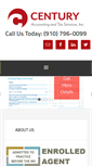 Mobile Screenshot of centuryaccounting-nc.net